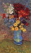 Vincent Van Gogh Stilleben einer Vase mit Margeriten und Anemonen Spain oil painting artist